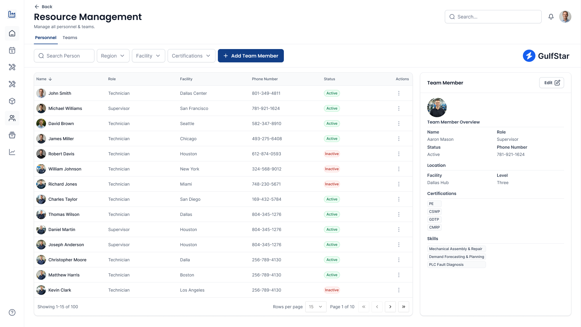 Resource Management Module Interface
